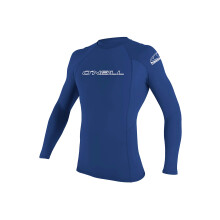 O'Neill Wetsuits Heren Basic Skins 50+ L/S Rash Guard Pacific 2XL