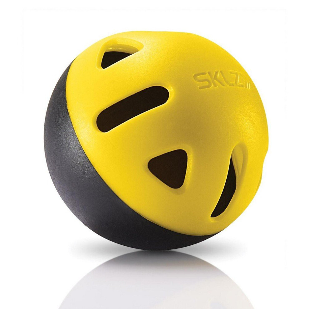 SKLZ Impact Limited-Flight Practice Baseball Softball and Mini Balls (Baseballs 12 Pack) Yellow Black