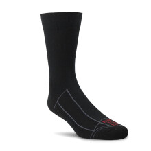 Farm to Feet Unisex Greensboro Multisport Merinowol 3/4 Crew Sokken Zwart/Zwart Groot