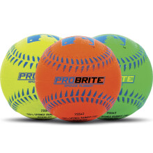 Franklin Sports - Pro Brite - Palla Teeball Neon in Gomma - MLB - Tball Giovanile - Uso Indoor & Outdoor