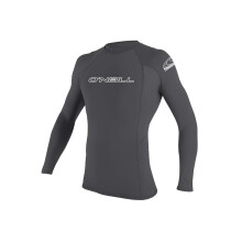 O'Neill Wetsuits Heren Standaard Basic Skins UPF 50+ Lange Mouw Rash Guard Smoke XX-Large
