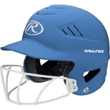 Rawlings | Casco da battitore COOLFLO HIGHLIGHTER | Protezione per il viso inclusa | Taglia unica per la maggior parte delle persone da 6 1/2"""" a