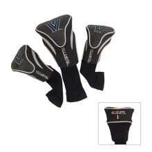 Team Golf NCAA Villanova Wildcats Contour Golf Club Headcovers (3 stuks) Genummerd 1 3 & X Geschikt voor extra grote drivers Utility Rescue & Fairway