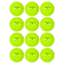 Dura Fast 40 Pickleballen | Pickleballballen voor buiten | Neon | Dozijn/pak van 12 | USAPA goedgekeurd en goedgekeurd voor professionele toernooipre