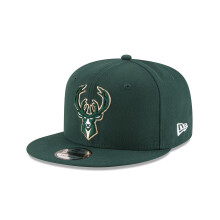 Gorra NBA Milwaukee Bucks 9Fifty color del equipo, b   sica, para hombre, color verde oscuro, OSFA