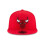 New Era NBA Chicago Bulls Men's 9Fifty Team Color Basic Snapback Cap  One Size  Red 2