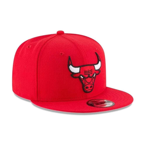 New Era NBA Chicago Bulls Men's 9Fifty Team Color Basic Snapback Cap  One Size  Red 2
