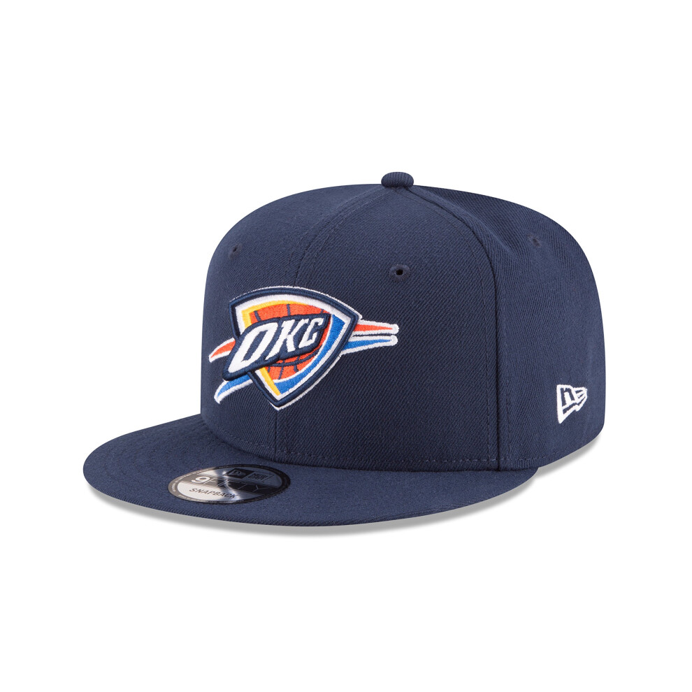 New Era Nba Oklahoma City Thunder Adult Men Nba 9Fifty Team Color Basic Snapback Cap Osfa Navy
