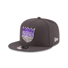 Gorra Snapback b   sica 9Fifty de los Sacramento Kings de la NBA para hombre, color del equipo, talla    nica, grafito