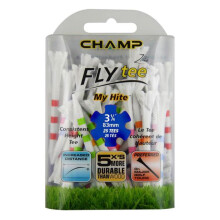 Champ Fly Tee My Hite 3-1/4"""" 25Count Stribede Blandede Farver Blandede Stribede Farver 3 1/4""""