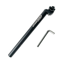 Tija de sill   n de bicicleta UPANBIKE de 13,8 pulgadas (350 mm), de aleaci   n de aluminio, con abrazadera microajustable para 25,4, 27,2, 28,6, 30,