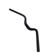 UPANBIKE Fahrradlenker, urbanes Rennrad, Retro-Lenker, Schnurrbartform, extra breit, niederländische M-Form (25,4 mm, 600 mm)