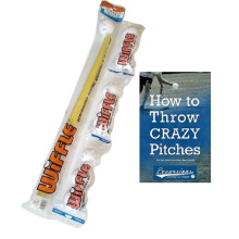 Set combinato di mazza e palla da wiffle con guida al lancio - 10 palline da wiffle, 1 mazza e opuscolo su come lanciare