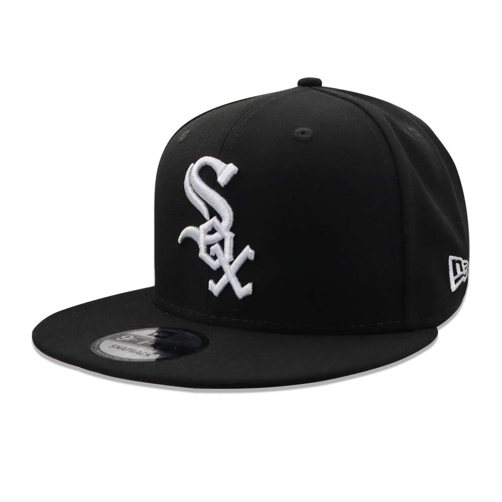 New Era Mlb Basic Snap 950 Chicago Whitesox Black White 9Fifty Snapback White,Black