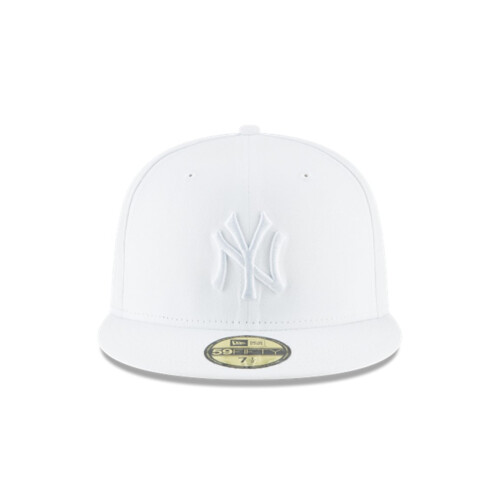 New Era New Era New York Yankees Wit Primair Logo Basic 59FIFTY Fitted Cap Wit 7 1/4