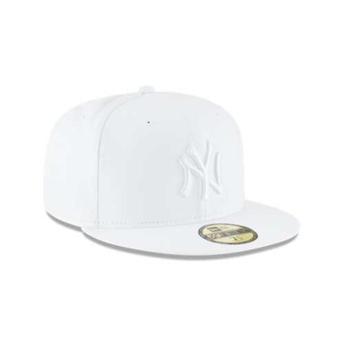 New Era New Era New York Yankees Wit Primair Logo Basic 59FIFTY Fitted Cap Wit 7 1/4 1