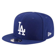 Gorra New Era 9Fifty de Los Angeles Dodgers, b   sica, ajustable, con cierre a presi   n, color azul real