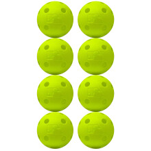 Franklin Sports Kunststoff-Baseballs - Indestruct-A-Ball - Offizielle MLB-Größe - Gelb - 6er Pack