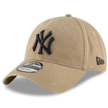 Gorra ajustable caqui de sarga cl   sica New Era de los Yankees de Nueva York MLB 9Twenty Core