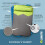 Klymit Static V Sheet  Sleeping Pad Cover  Green/Gray  Double 2