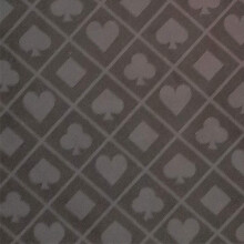 Baliken 108 x 56 pouces Section de nappe de table de poker bicolore avec motifs de diamants, cœurs, trèfles et piques Imperméable Facile à nettoy