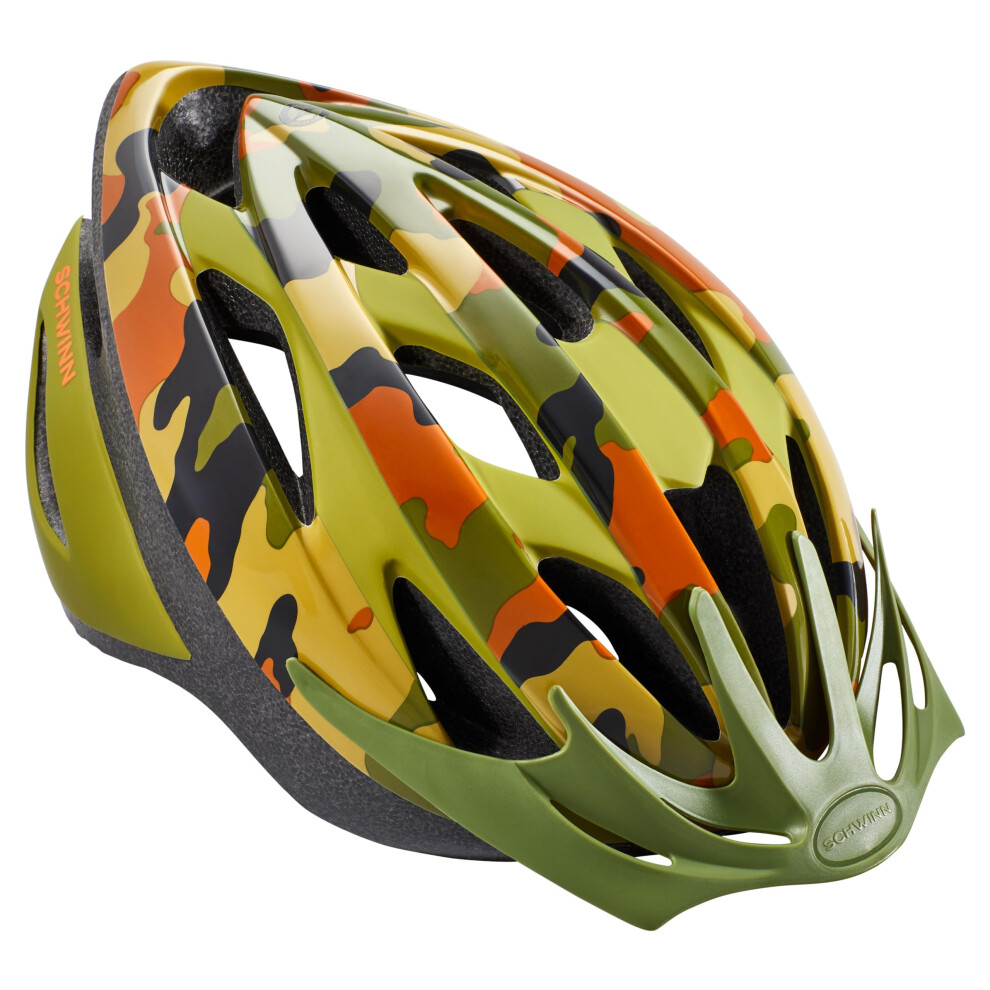 Schwinn Thrasher Bike Helmet for Youth Boys Girls Age 8-14 with Suggested Fit 55-58cm  Lightweight with Adjustable Side & Chin Strap  CPSC Safety Cert
