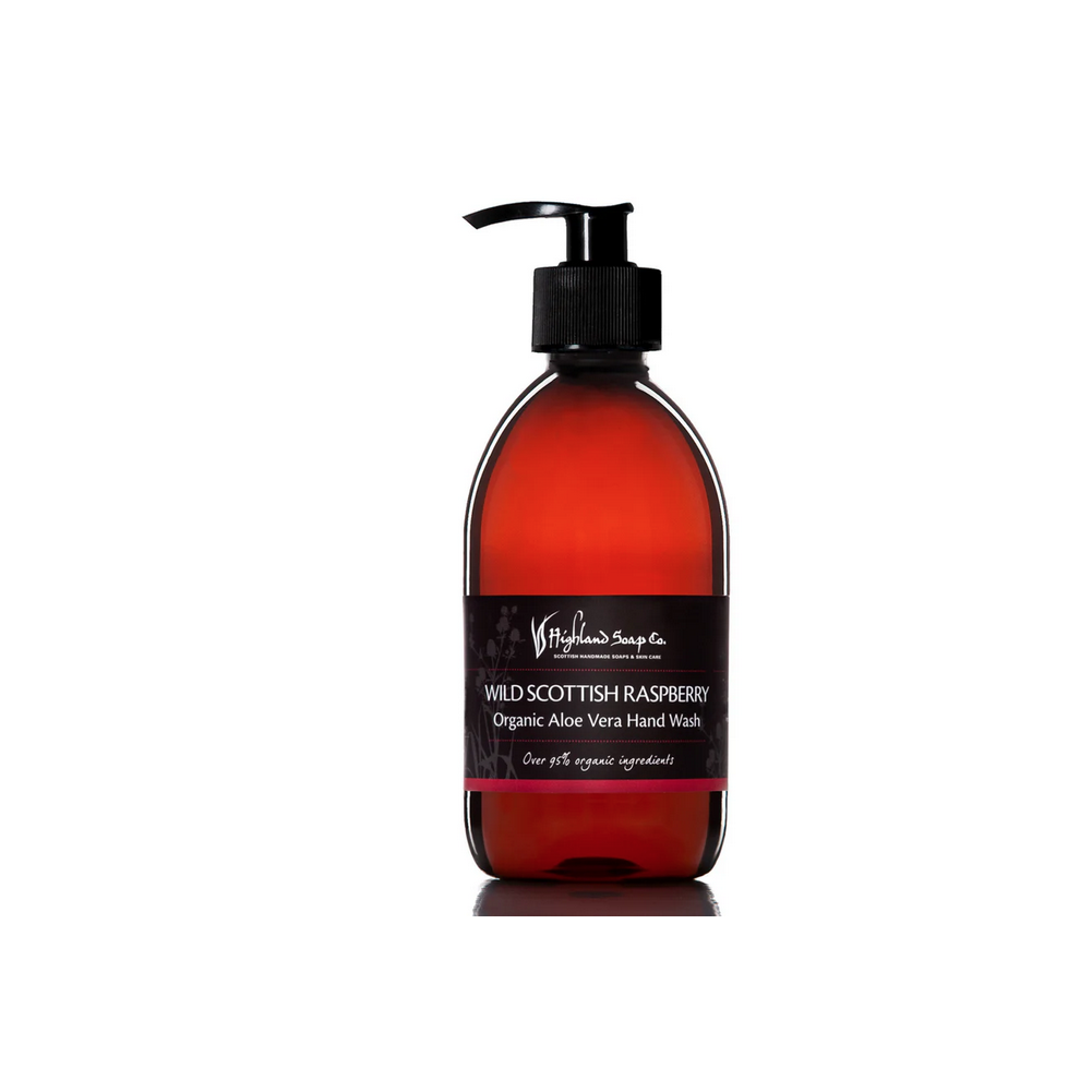 The Highland Soap Company Highland Soap Co Scottish Wild Raspberry Organic Aloe Vera Hand Wash
