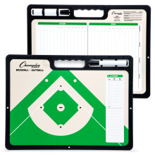 Champion Sports XL Dry Erase tbla baseball edzsekhez - Fehrtblk a stratgiai technikkhoz - Ktoldalas jtktblk fogantyval - Ellso oldal te