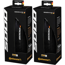 Continental Grand Prix 5000 650B X 25 Black-BW + Black Chili 2-Count