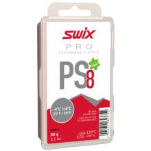 Swix PS08-6 - PRO Speed Wax - PS8 ROSSO - da 25 a 39 gradi Fahrenheit - Barra da 60 g - Senza fluoro - Sci o snowboard rosso-rosa