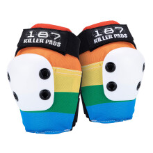 187 KILLER PADS Triple Eight -SLIM ARMBÅGE - L (REGNBÅGE) (ESLA872)