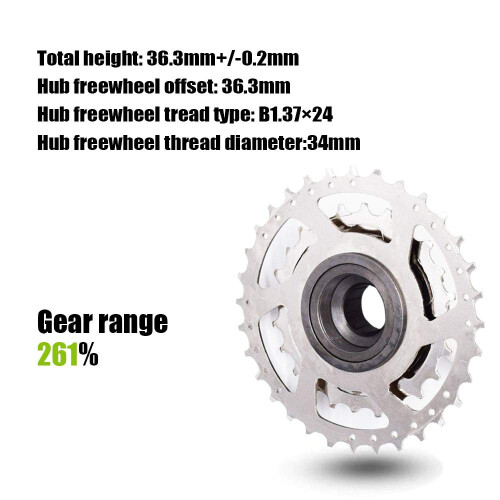 DRIFT MANIAC 7 Speed ??Freewheel 13-34 Sprocket Ebike 2