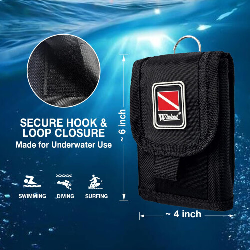 WICKED Scuba 316 rustfrit st?l Multipoint Reef krog 4-6 Ft. L?ngde - Ocean Blue 1