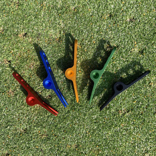 ONESHOTGOLF Aluminium Divot Pivot Tool Replicant Style (gr?n) 1
