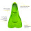 Cressi Cressi Mini Light Lime 23/24 3