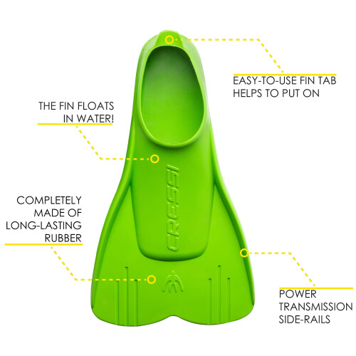 Cressi Cressi Mini Light Lime 23/24 2