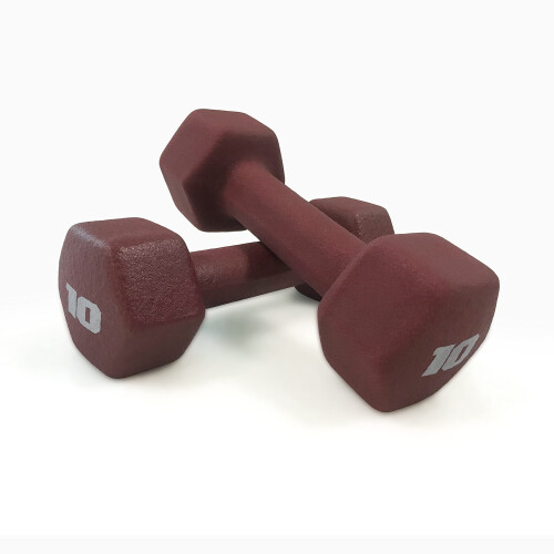 ???? a?t???? CAP Barbell Neoprene 10 lb ?e???? Crimson