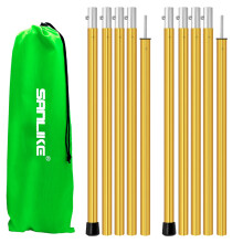 SAN LIKE Tent Poles Aluminum Tent Poles for Tarp 75inch Camping Tarp Poles Adjustable Collapsible Tent Poles for Awnings Canopy Rain Fly Shelter 2 Se