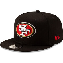 New Era NFL 9FIFTY Adjustable Snapback mens Hat Cap One Size Fits All (San Francisco 49ers Black)