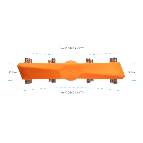 Crankbrothers MTB Pedaler Stamp 1 Gen 2 Small Orange 2