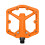 Crankbrothers MTB Pedaler Stamp 1 Gen 2 Small Orange 1