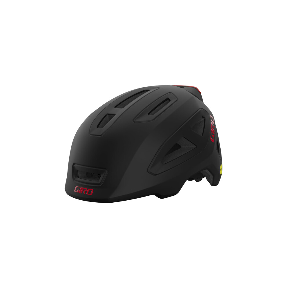 Giro Scamp MIPS II Youth Recreational Cycling Helmet - Matte Black/Red  X-Small (45-49 cm)