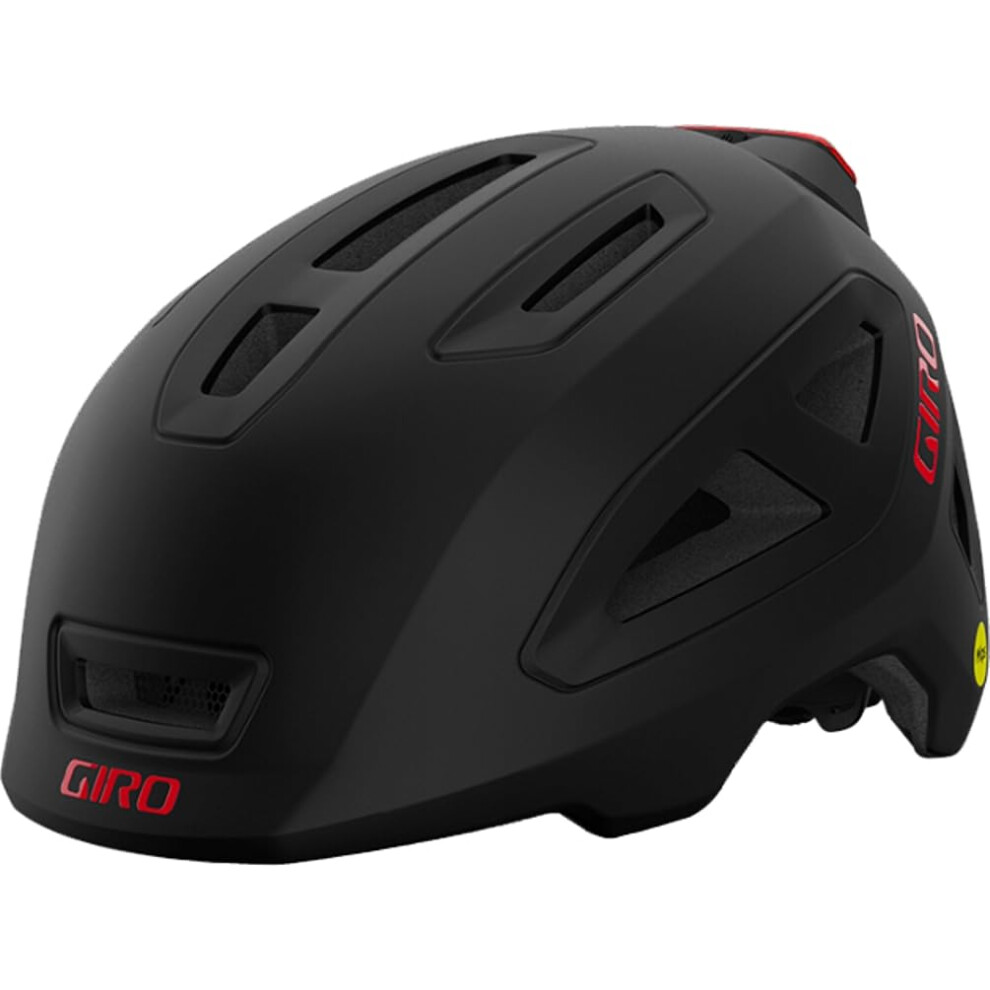 Giro Scamp MIPS II Youth Recreational Cycling Helmet - Matte Black/Red  X-Small (45-49 cm)