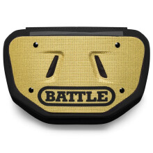 Battle Sports Neuartige Fu?ball-Ruckenplatte ? Hartschalen-Schutz fur den unteren Rucken mit konturiertem Schaumstoff fur Schutz bei hohen Sto?en