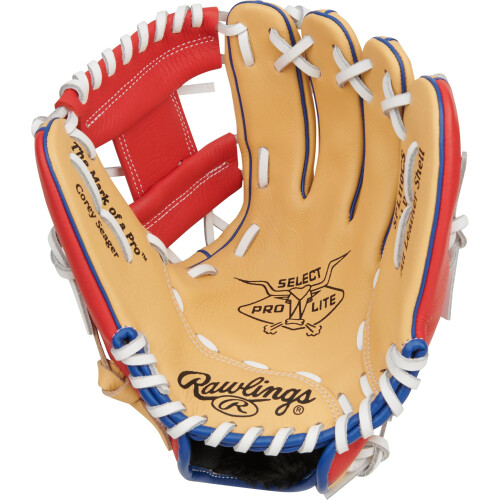 RAWLINGS Select PRO LITE Srie C. Seager Youth Luva de beisebol de 11 polegadas | direito | 2