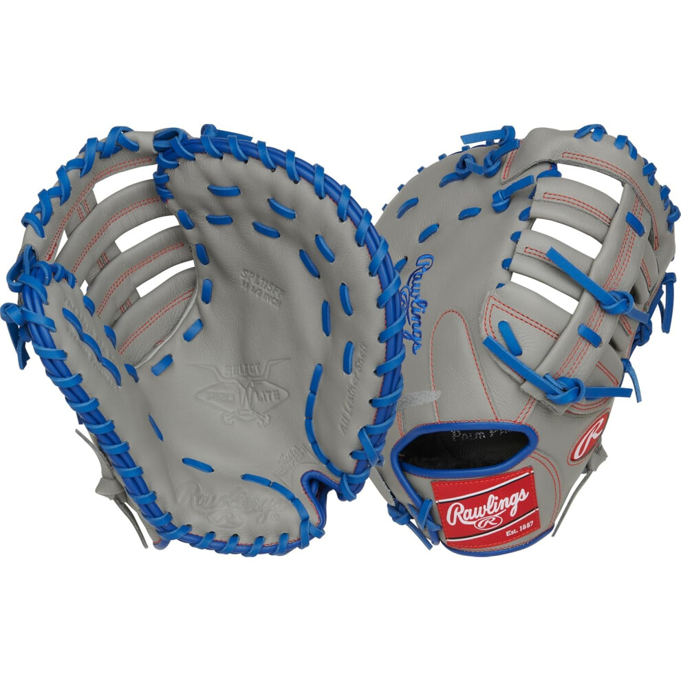 Rawlings | Select Pro Lite Series Jugend-Baseballhandschuh | First Base Mitt | 11,5' | Rht | Freddie Freeman - Single Post Web - Grau-image