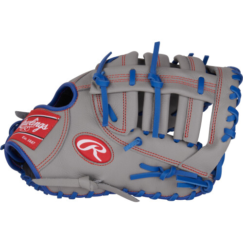 Rawlings | Select PRO LITE Series Jugend-Baseballhandschuh | First Base Mitt | 11,5' | LHT | Freddie Freeman - Single Post Web - Grau 1