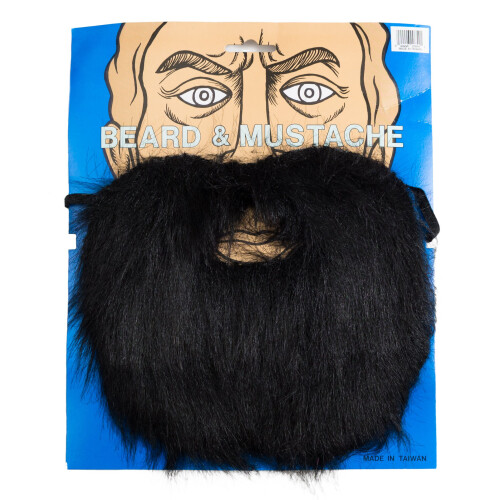 Loftus Lumberjack Mountain Man Halloween Bart- und Schnurrbart-Set, Schwarz, Einheitsgr      e