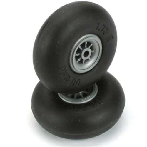 Du-Bro 175R 1-3/4"""" Diameter Smooth Surface Wheel (2-Pack)