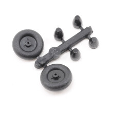 Du-Bro 12MTW 1/2"""" Micro Tail Wheel With Retainers (2-Pack)